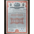1948 St Louis San Francisco Railway Company, $1000 Bond Certificate RM245