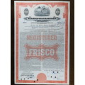 1948 St Louis San Francisco Railway Company, $1000 Bond Certificate RM246