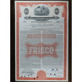 1948 St Louis San Francisco Railway Company, $1000 Bond Certificate RM247
