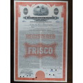 1948 St Louis San Francisco Railway Company, $1000 Bond Certificate RM248