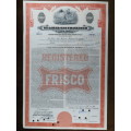 1948 St Louis San Francisco Railway Company, $1000 Bond Certificate RM249