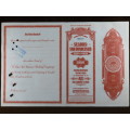1948 St Louis San Francisco Railway Company, $1000 Bond Certificate RM1027