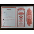 1948 St Louis San Francisco Railway Company, $1000 Bond Certificate RM1029
