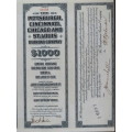 1920 Pittsburgh Cincinnati Chicago and St Louis Railroad Company, $1000 Gold Bond Certificate 10159