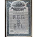 1920 Pittsburgh Cincinnati Chicago and St Louis Railroad Company, $1000 Gold Bond Certificate 10378