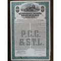 1944 Pittsburgh Cincinnati Chicago and St Louis Railroad Company, $1000 Bond Certificate 2466