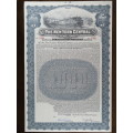 1913 The New York Central Railroad Company, $1000 Gold Bond Certificate 17298