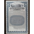 1913 The New York Central Railroad Company, $1000 Gold Bond Certificate 50979