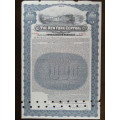 1913 The New York Central Railroad Company, $1000 Gold Bond Certificate 33671