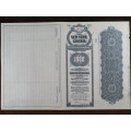 1913 The New York Central Railroad Company, $1000 Gold Bond Certificate 39570