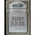 1931 The Pennsylvania Railroad Company, $1000 Gold Bond Certificate 9746
