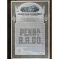 1931 The Pennsylvania Railroad Company, $1000 Gold Bond Certificate 35834