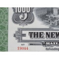 1913 The New York Central Railroad Company, $1000 Bond Certificate 19044