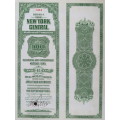 1913 The New York Central Railroad Company, $1000 Bond Certificate 7464