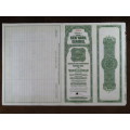 1913 The New York Central Railroad Company, $1000 Bond Certificate 11918