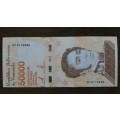 Venezuela 50 000 Bolivares 2019 AU p111