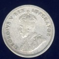 1933 Sixpence coin, 6d, South Africa, Silver, George V , No reserve