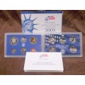 USA , 2005 Complete Proof Coin Set, Including Statehood Quarters, 11 coin Set