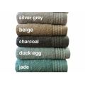 600gsm Hotel collection guest towels 30x50cm - Duck egg