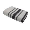 Guest towels 100% cotton 30x50cm - white and steel grey