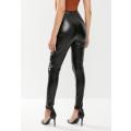 Faux leather pin tuck leggings - Misguided UK10 ***new**