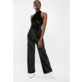 Velvet wide leg jumpsuit UK8/S **Daily Friday** New with tag