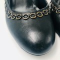 Christian Dior Black leather heels UK5
