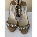 Jimmy Choo sandals UK5.5 - Gold with bronce detail