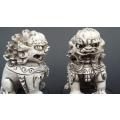 Stunning set of two Oriental Foo Dogs in perfect condition