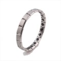 Stainless steel Italian charm starter bracelet