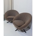 Vintage Grey Tub Chairs