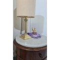 Brass Corinthian Table Lamp