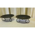 Iron Candle Holders and Candles