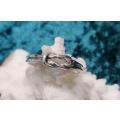 Sterling silver ring - LOVER`S KNOT - size 6 / M