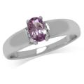 Sterling silver ring - Created ALEXANDRITE - size 7.5 / P