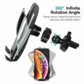 10W 360° Rotation Wireless Automatic Sensor Car Phone Holder Fast Charger 2 in 1
