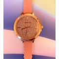 Tomato T733166 Rose Gold Brushed Lines Dial Finished With A Fine Vegan Leather (NEW)
