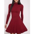 *NEW* JUST ARRIVED LOVELY FIT AND FLARE TURTLE NECK DRESS. R199. Hurry!