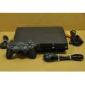 PS3 SLIM 160GB CONSOLE 1CONTROLLER AND CABLES