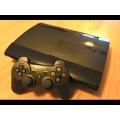 PS3 SUPER SLIM CONSOLE (12GB) 1CONTROLLER AND CABLES