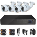 AHD CCTV Kit - 4 Channel CCTV DIY camera system  4  Cameras