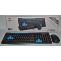 Wireless Keyboard & Mouse Combo With USB Receiver (HK3800) - GREAT DEALS!!