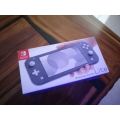 NINTENDO SWITCH LITE 32GB, POUCH  AND CHARGER IN THE BOX (GREY)