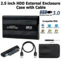 2.5`USB 3.0 HDD External Hard Drive Case - great deals!!