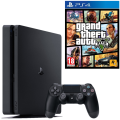 Ps4 slim console 1Tb, hdr+ including GTA 5, 1x controller and cables -GREAT CONDITION!!!