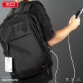 XO CB02 15.6 Computer Shoulder Bag Black (Side USB Port, Quick Charge)  (Local Stock)- GREAT DEALS!!
