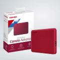 Toshiba Canvio Advance 4TB Portable HDD - Red - BASICALLY NEW!!