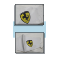 FERRARI WHITE Face Mask ***R10 Increments... See Shipping Conditions***