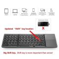 Mini Foldable Bluetooth Keyboard with Touchpad