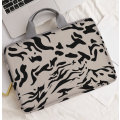 Zebra Striped Laptop Bag